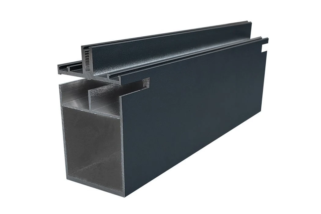 Pfostenprofil einer Aluminium-Terrassenüberdachung